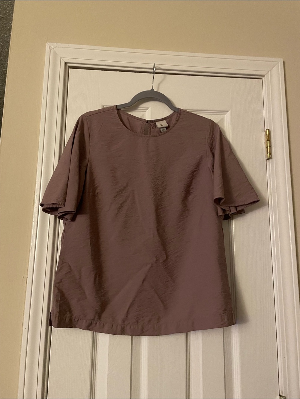 a‎ new day Soft Mauve Short Sleeve Top